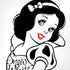 Disney Snow White Black and White Art iPhone XR Skin