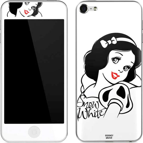 Disney Snow White Black and White Art Apple iPod Skin