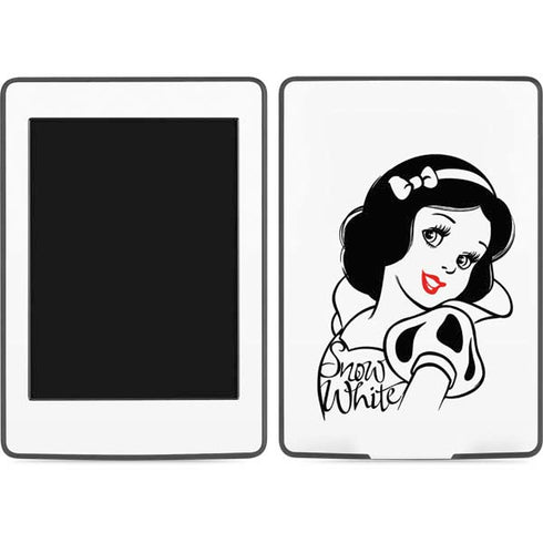 Disney Snow White Black and White Art Amazon Kindle Skin