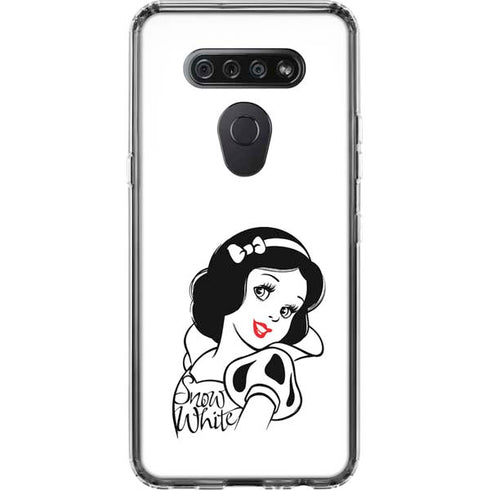 Disney Snow White Black and White Art LG K51/Q51 Clear Case