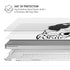 Disney Snow White Black and White Art MacBook Pro 15in (2016-19) Case plus Skin