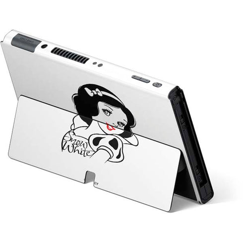 Disney Snow White Black and White Art Nintendo Switch OLED (2021) Skin