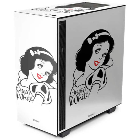 Disney Snow White Black and White Art NZXT H510 Compact ATX Mid-Tower Case Skin