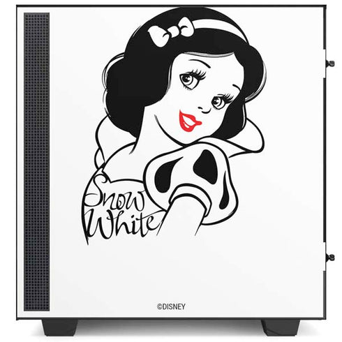 Disney Snow White Black and White Art NZXT H510 Compact ATX Mid-Tower Case Skin