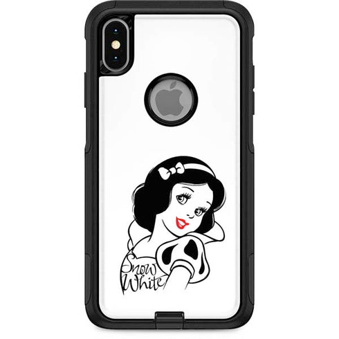 Disney Snow White Black and White Art Otterbox Commuter iPhone Skin
