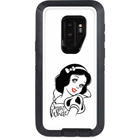 Disney Snow White Black and White Art Otterbox Defender Galaxy Skin