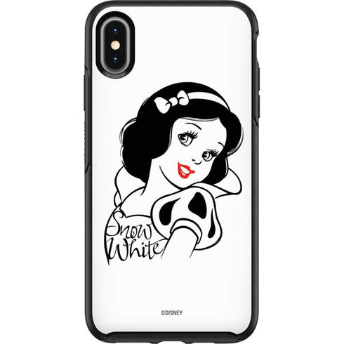 Disney Snow White Black and White Art Otterbox Symmetry iPhone Skin