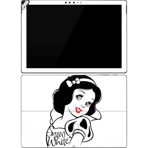 Disney Snow White Black and White Art Surface Pro 7 Skin