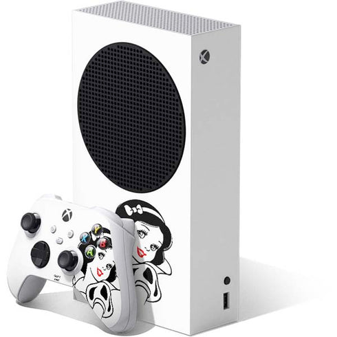 Disney Snow White Black and White Art Xbox Series S Bundle Skin