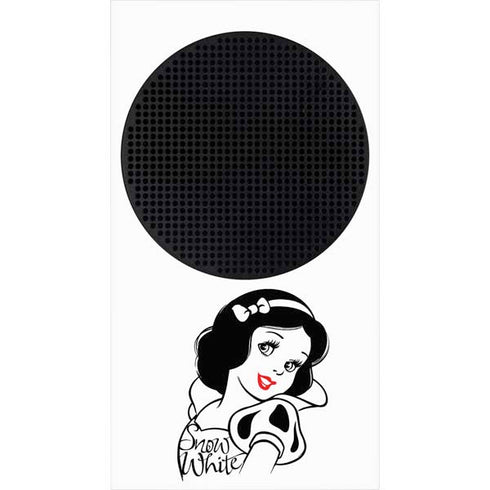Disney Snow White Black and White Art Xbox Series S Console Skin