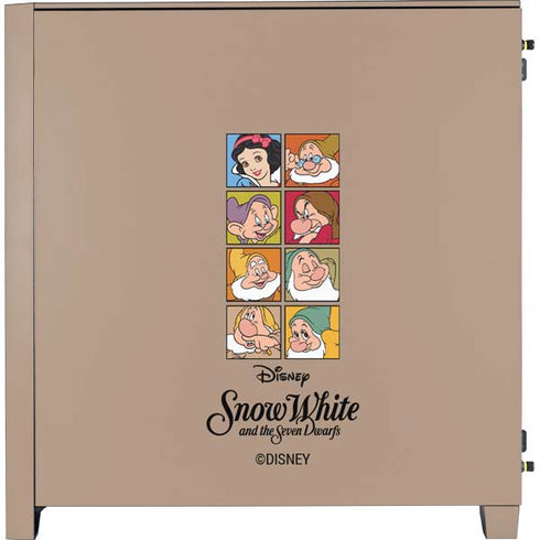 Disney Snow White Character Portraits Corsair 4000D Tempered Glass Mid-Tower ATX Case Skin