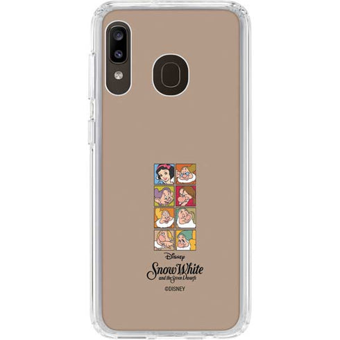 Disney Snow White Character Portraits Galaxy A20 Clear Case