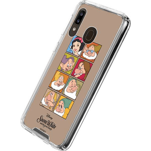 Disney Snow White Character Portraits Galaxy A30 Clear Case