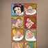 Disney Snow White Character Portraits Galaxy Note 8 Skin