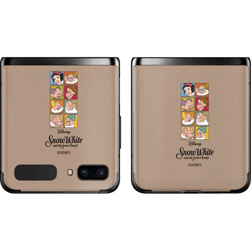 Disney Snow White Character Portraits Galaxy Z Flip Skin