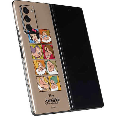 Disney Snow White Character Portraits Galaxy Z Fold2 5G Skin