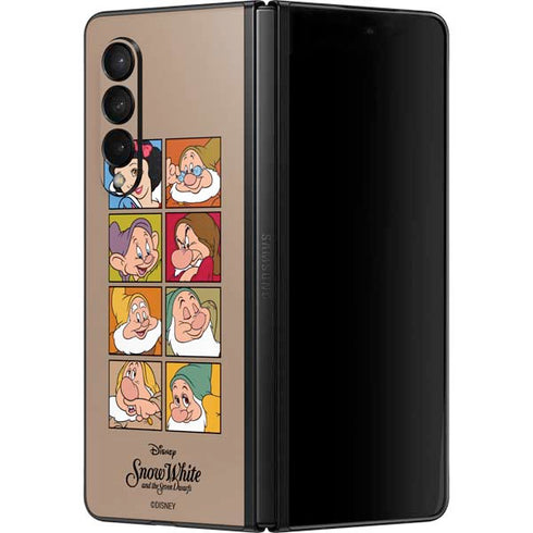Disney Snow White Character Portraits Galaxy Z Fold3 5G Skin