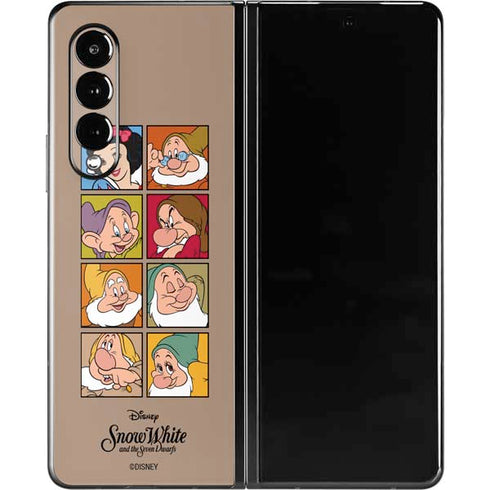 Disney Snow White Character Portraits Galaxy Z Fold3 5G Skin