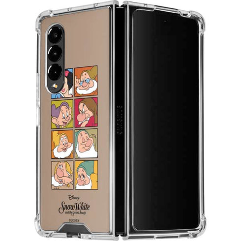 Disney Snow White Character Portraits Galaxy Z Fold4 5G Clear Case
