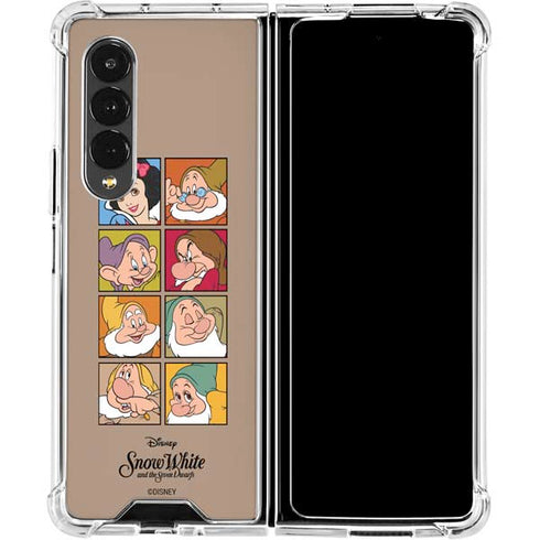 Disney Snow White Character Portraits Galaxy Z Fold4 5G Clear Case