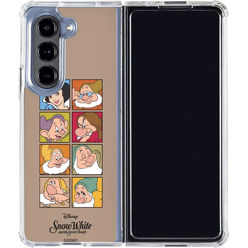 Disney Snow White Character Portraits Galaxy Z Fold5 5G Clear Case
