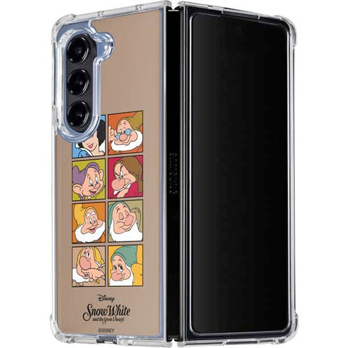Disney Snow White Character Portraits Galaxy Z Fold5 5G Clear Case
