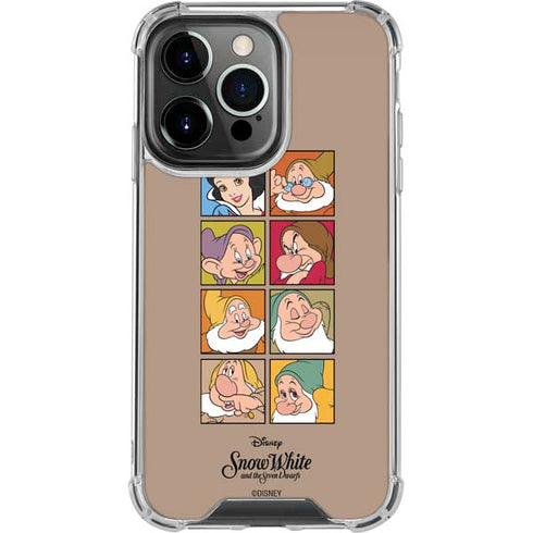Disney Snow White Character Portraits iPhone 14 Pro Clear Case