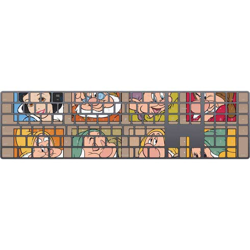 Disney Snow White Character Portraits Magic Keyboard with Numeric Keypad Skin