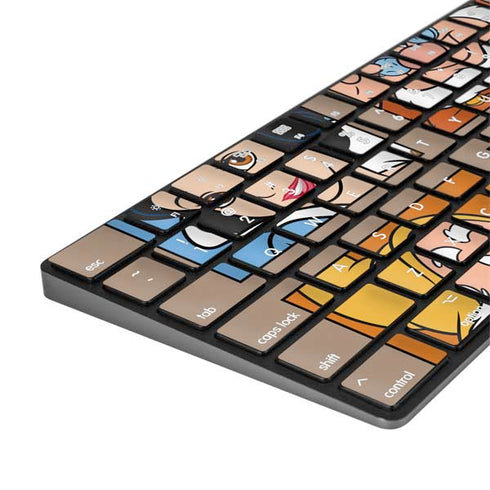 Disney Snow White Character Portraits Magic Keyboard with Numeric Keypad Skin