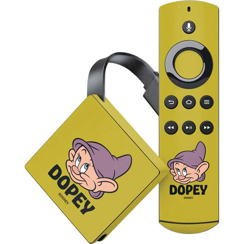 Disney Snow White Dopey Dwarf Amazon Fire TV Skin