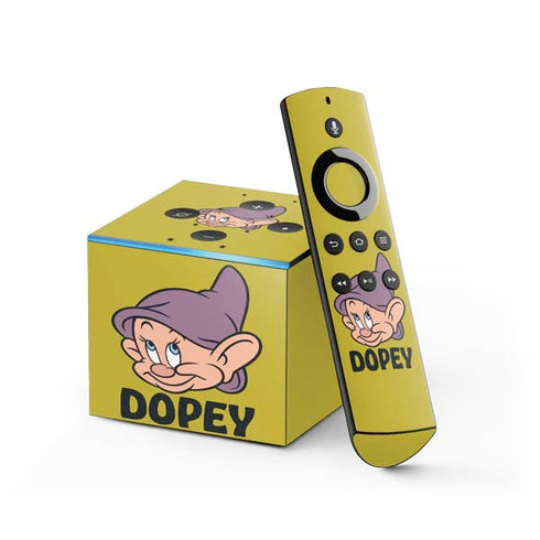 Disney Snow White Dopey Dwarf Fire TV Cube Skin