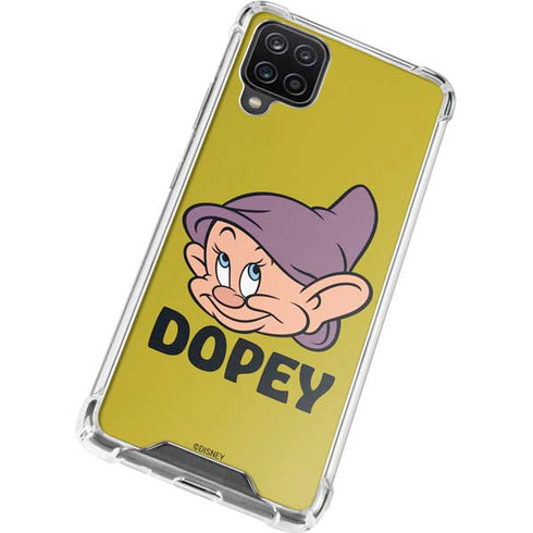 Disney Snow White Dopey Dwarf Galaxy A12 Clear Case