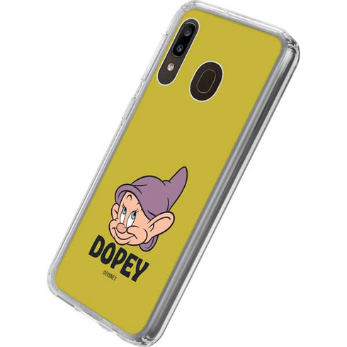 Disney Snow White Dopey Dwarf Galaxy A20 Clear Case