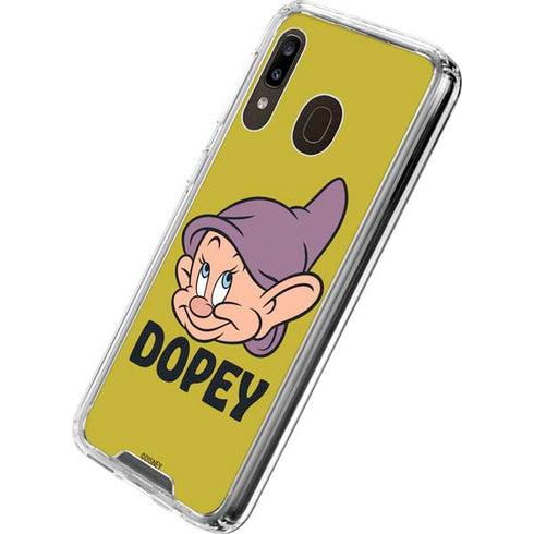 Disney Snow White Dopey Dwarf Galaxy A30 Clear Case