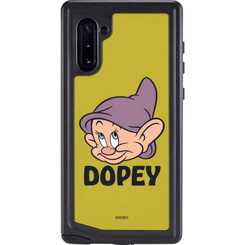 Disney Snow White Dopey Dwarf Galaxy Note 10 Waterproof Case
