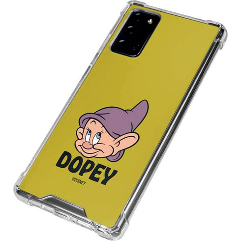 Disney Snow White Dopey Dwarf Galaxy Note20 5G Clear Case