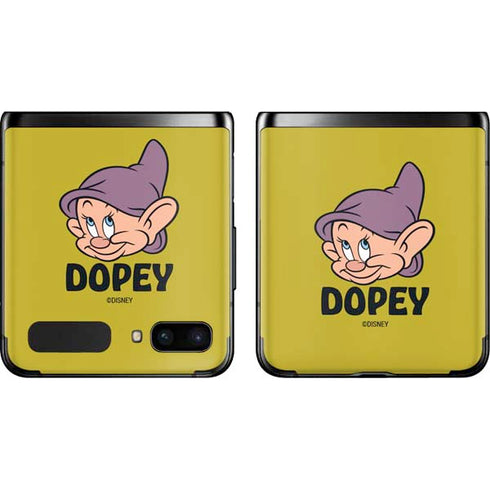 Disney Snow White Dopey Dwarf Galaxy Z Flip Skin