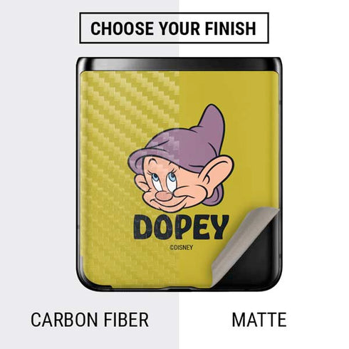 Disney Snow White Dopey Dwarf Galaxy Z Flip Skin