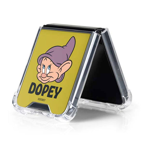 Disney Snow White Dopey Dwarf Galaxy Z Flip5 5G Clear Case