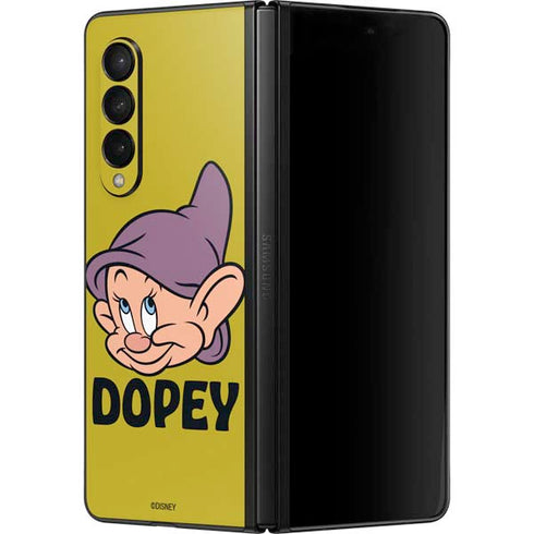 Disney Snow White Dopey Dwarf Galaxy Z Fold3 5G Skin
