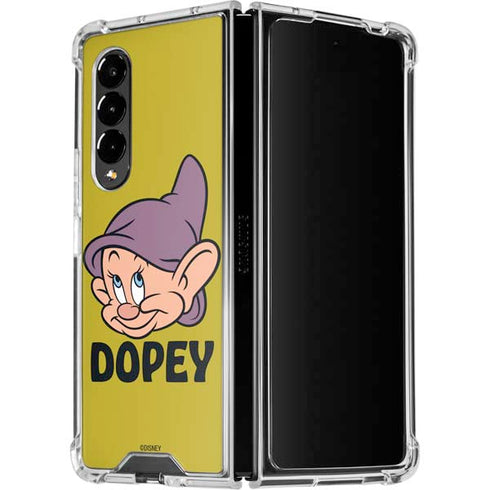 Disney Snow White Dopey Dwarf Galaxy Z Fold4 5G Clear Case