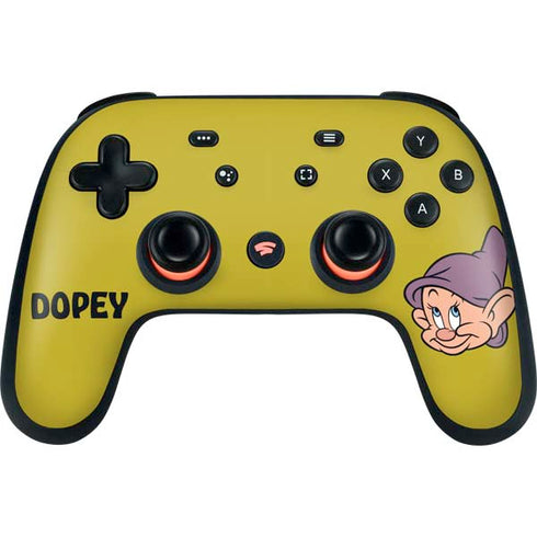 Disney Snow White Dopey Dwarf Google Stadia Controller Skin