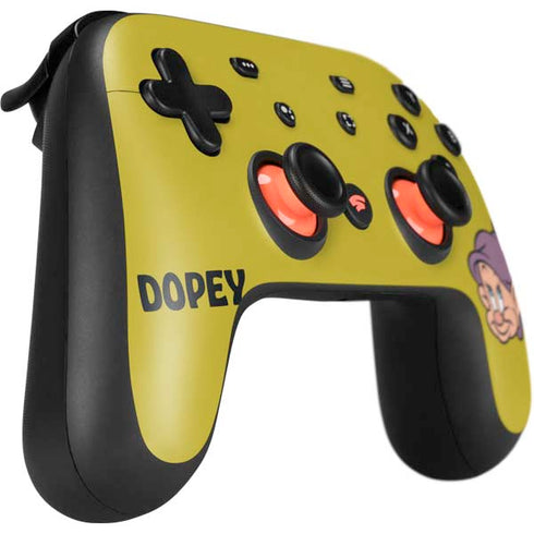 Disney Snow White Dopey Dwarf Google Stadia Controller Skin