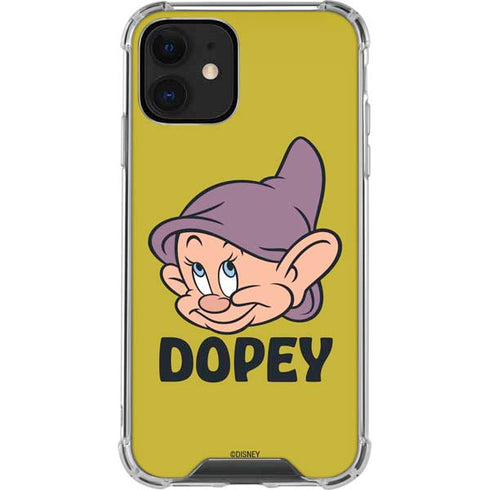 Disney Snow White Dopey Dwarf iPhone 12 Clear Case