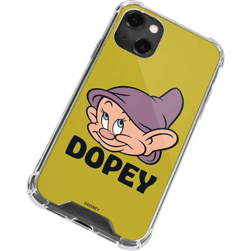 Disney Snow White Dopey Dwarf iPhone 13 Mini Clear Case