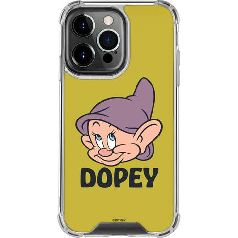 Disney Snow White Dopey Dwarf iPhone 14 Pro Clear Case