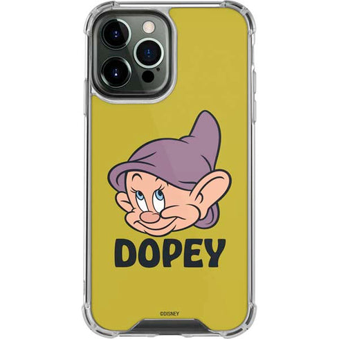 Disney Snow White Dopey Dwarf iPhone 14 Pro Max Clear Case