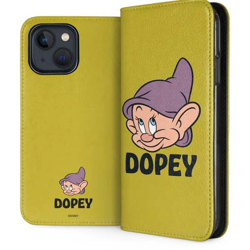 Disney Snow White Dopey Dwarf iPhone 15 Plus Folio Case
