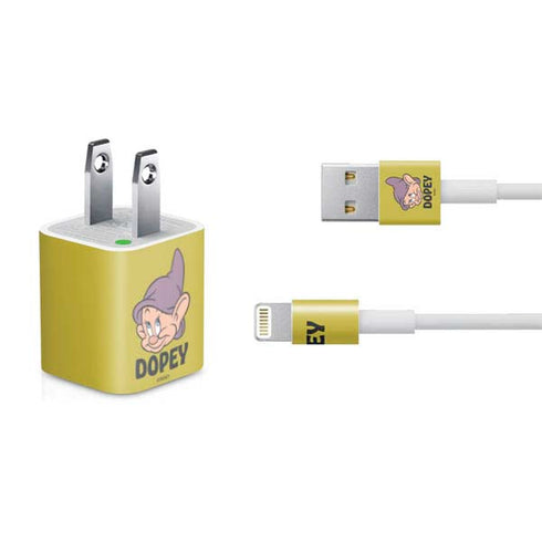 Disney Snow White Dopey Dwarf iPhone Charger (5W USB) Skin