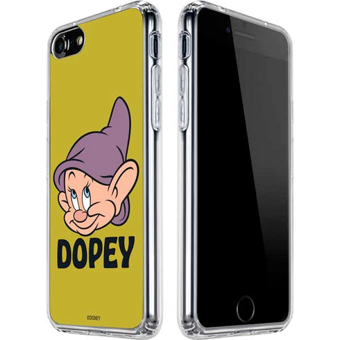 Disney Snow White Dopey Dwarf iPhone SE (2nd & 3rd Gen) Clear Case